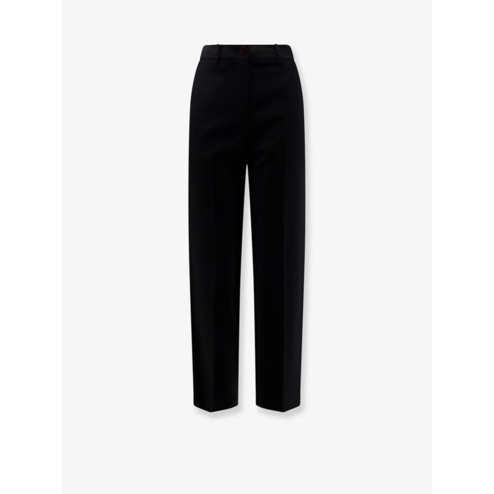 Alysi Women Cigarette Virgin Wool Trousers